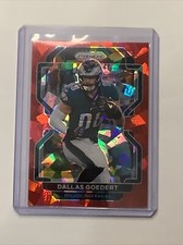 2021 Panini Prizm Red Cracked Ice #220 Dallas Goedert Philadelphia Eagles A-31