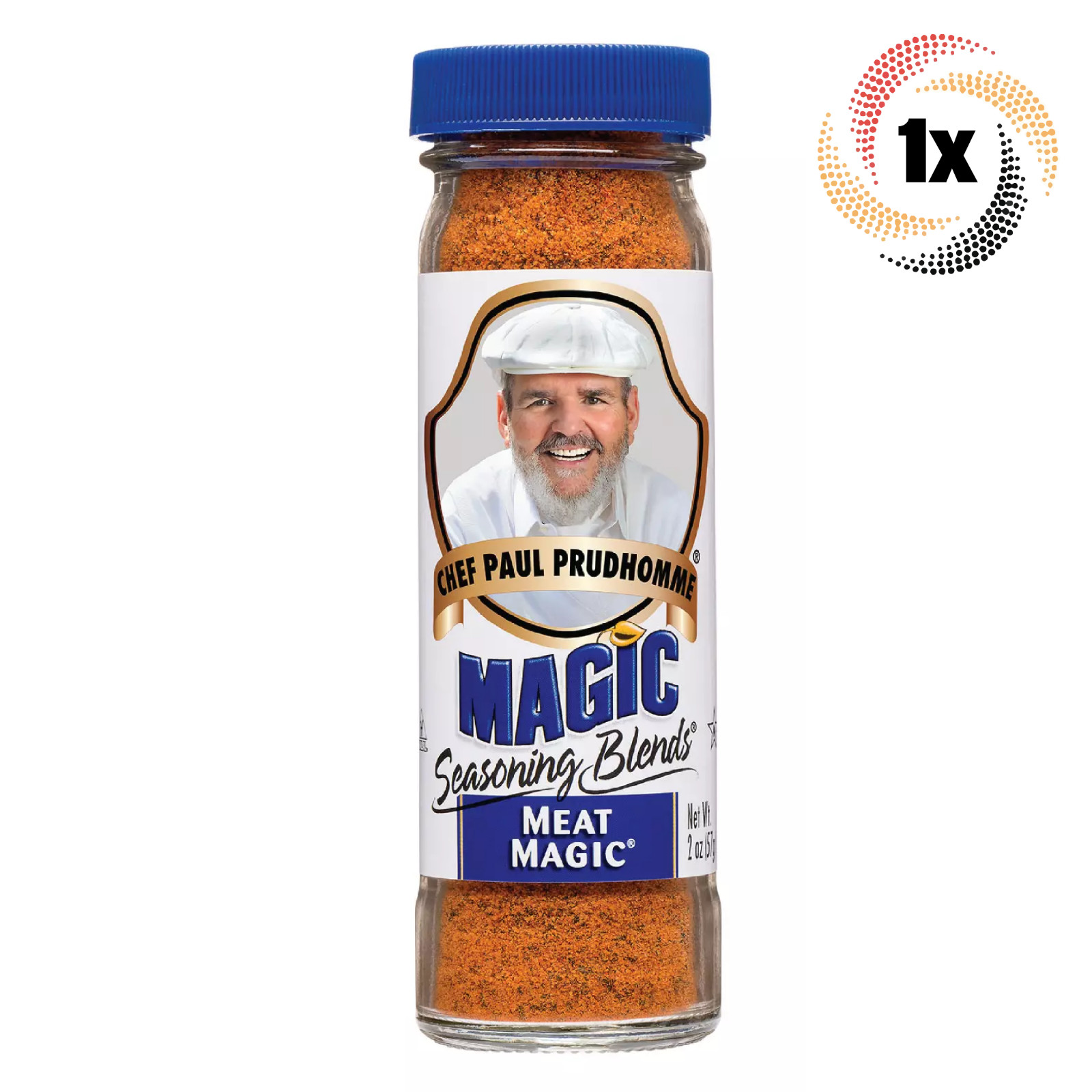 1x Шейкер Шеф-повара Пола Прюдомма с приправой Meat Magic Flavor от шеф-повара Пола Прюдомма | 2 унции