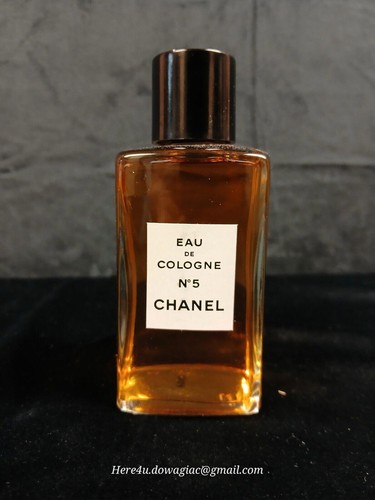 Vintage Authentic Chanel No 5 New York Eau de Cologne Perfume 4 oz Bottle Full - Picture 2 of 5