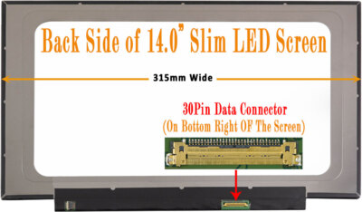 Écran LCD Innolux N140HCE-EN2 Rev.C2 – 14" FHD IPS Matte – Neuf, Compatible Universel