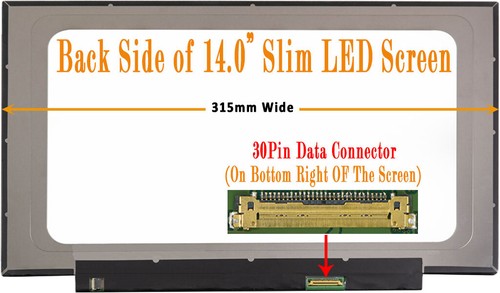 New 14.0" INNOLUX N140HCE-EN2 REV.C2 FHD WUXGA IPS LCD LED Screen - Picture 2 of 5