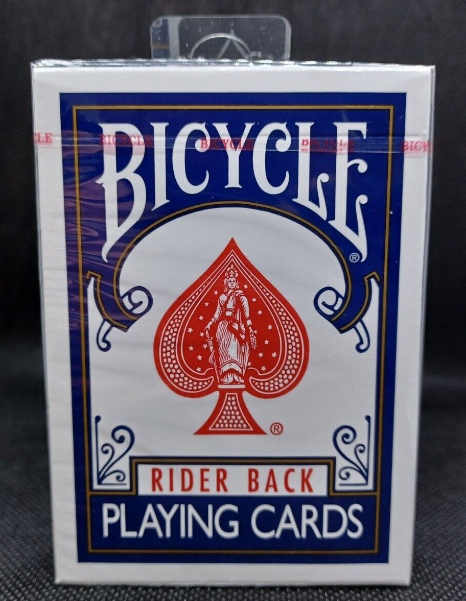 Bicycle Rider Back 807 Poker Playing Card Deck Classic Tuck Box