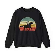 Horse Girl Sweatshirt, Horseback Riding Equestrian Lovers Women Girls Sweatshirt