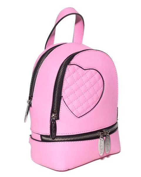 Mochila Rockera Lux de Ville Mini Sweetheart Rosa Mate Emo Punk SBP777PM Foto 3 de 3