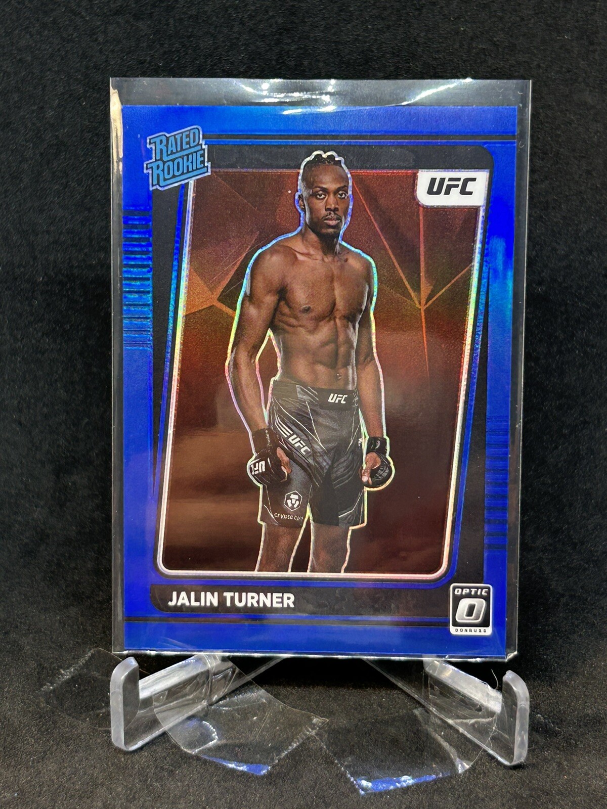 2022 Panini Donruss Optic UFC Blue #114 Jalin Turner /99 RC Rookie