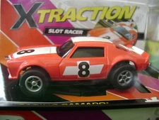 Rare NOS Rel 3 Autoworld 71 Red Racing Camaro Xtraction HO Slot Car Runs on AFX