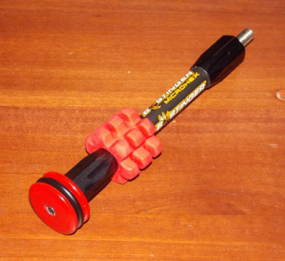 Bee Stinger MicroHex 6'' Stabilizer in Matte Black w/Red - B Stinger