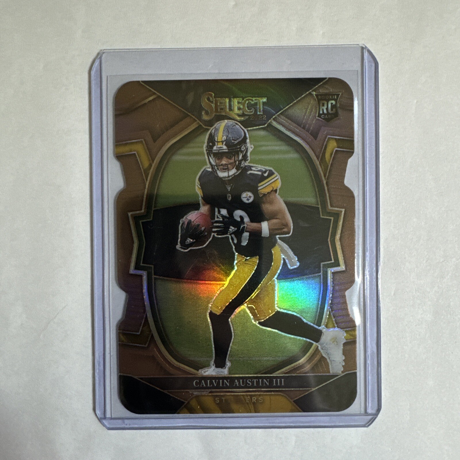 Calvin Austin III 2022 Select Copper Prizm Die-Cut /149 #65