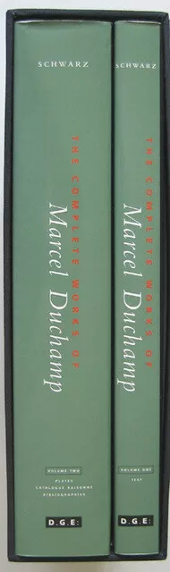 2 Volume Book Set in Slipcase 3rd Edition Complete Works of Marcel Duchamp NEW