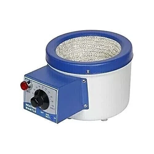 Manto de calefacción de laboratorio de aluminio estándar 50 ml, 100 ml, 250 ml, 500 ml, 1 l, 2 l, 3 l, 5 l, 10 l, 20 l Foto 3 de 4