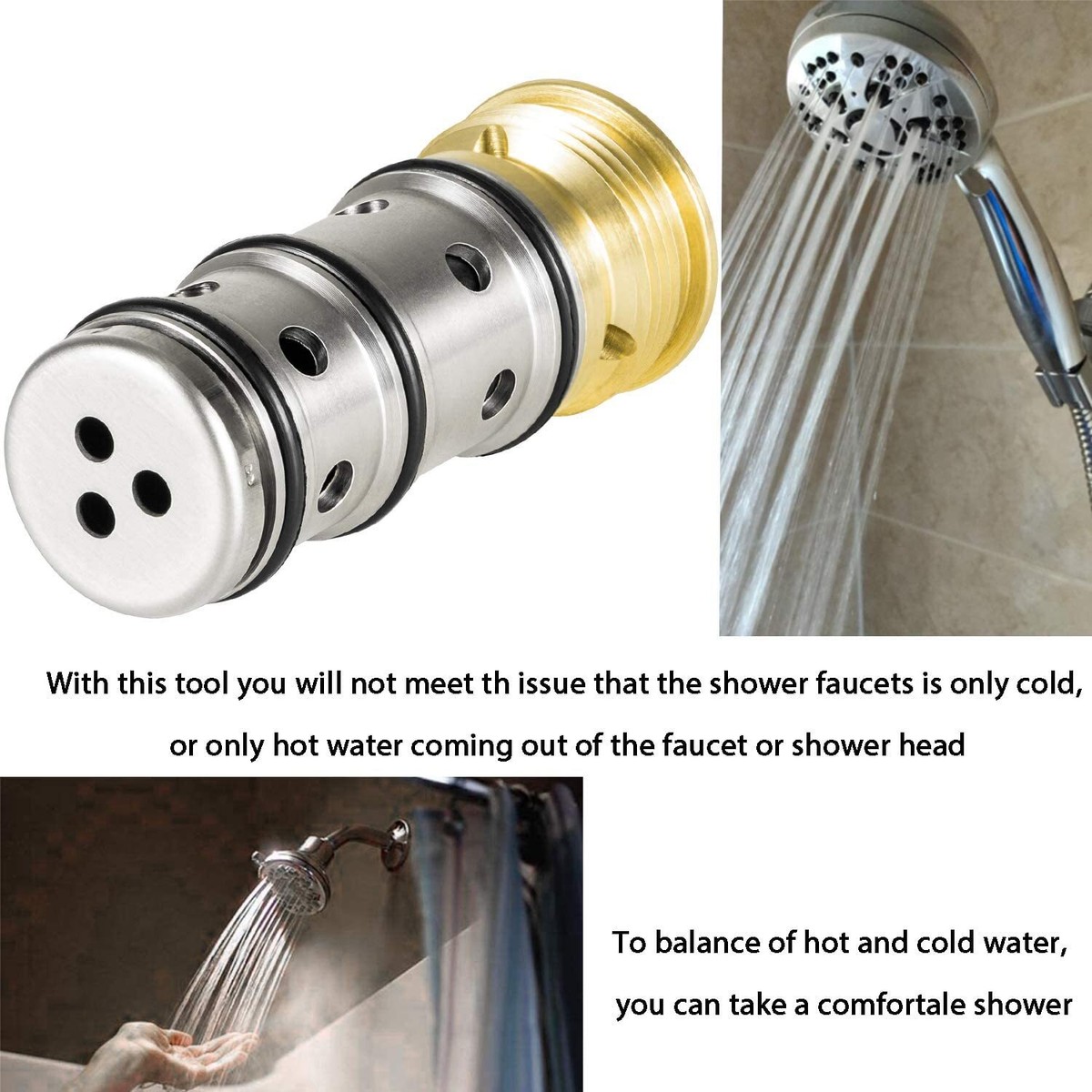 ●OMR 1423 Balancing Spool for Moentrol Tub Shower Balance Faucet