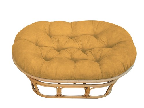 Double papasan cushion - 67 x 47", extra plush (CUSHION ONLY), lots of fabrics - Picture 7 of 22
