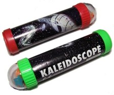 2 PIECES SPINNING OUTERSPACE GLOW IN THE DARK KALEIDOSCOPE novelty space toys