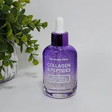 The Beauty Elixir Collagen & Peptides Anti-aging Face serum Smooths Skin 1.69 oz