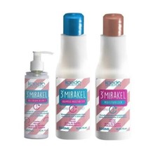 3'Mirakel 3 Minutes Miracle Effect Hair Moisturizing Treatment Kit 3 Itens - Kae