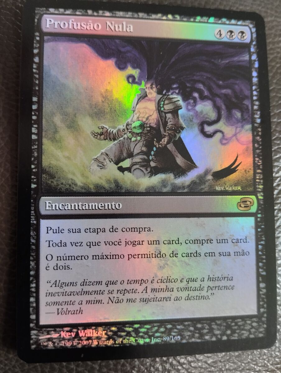MTG NULL PROFUSION (Profusão Nula) FOIL PORTUGUESE MP Planar MTG NULL PROFUSION (Profusão Nula) FOIL PORTUGUESE MP Planar