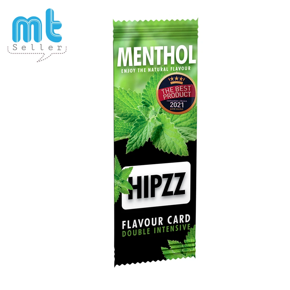 Menthol Aromakarten HIPZZ 100 Stück - Flavor Cards / Aroma Karte