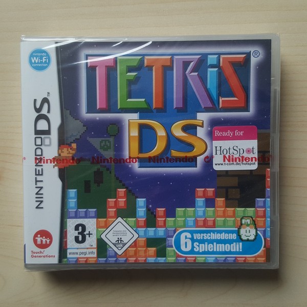 Tetris Ds Sealed Nintendo Ds Spiel Neu In Folie Boxed Red Stripe-image