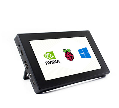 Raspberry Pi 4 7'' Display HDMI HD IPS Tempered Glass Capacitive Touch Screen