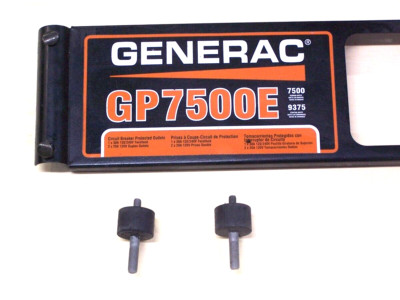 QTY 2 NEW GENERAC GENERATOR GP7500E  RUBBER MOTOR MOUNT 0J6242 MOUNTS