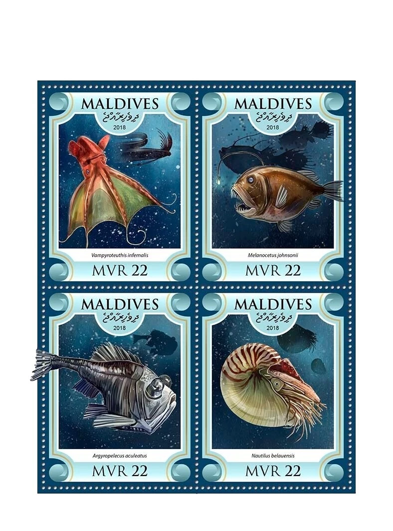 Estampillas de Maldivas decimal (1965-presente)