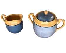 Vintage Luster Sugar Bowl & Creamer Made in Japan
