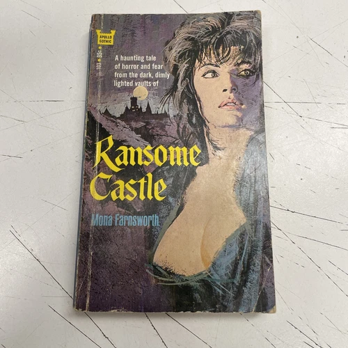 RETRO Pocket Paperback Book Novel - 1970 Horror Ransome Castle Farnsworth