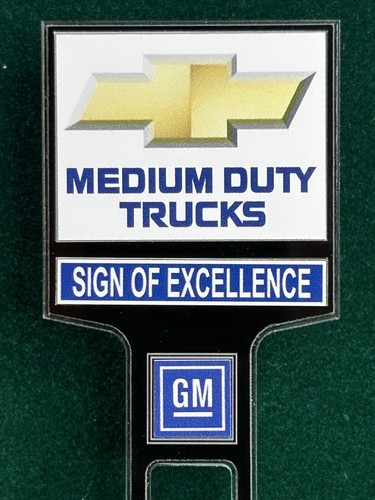 HO Scale Chevrolet Medium Duty Trucks Dealership Lot Sign Graphic Advertisement - Picture 2 of 9
