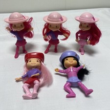 Strawberry Shortcake Dolls Mcdonalds Toys Lot Of 5