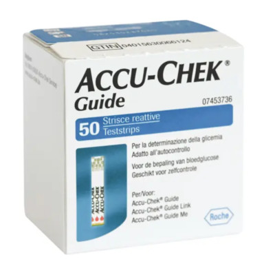 2x50 Accu-Chek Guide Teststreifen Blutzucker-Kontrolle MHD: 15.02.2027