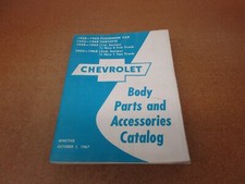 1938-1968 Chevrolet Body Only Parts Catalog Manual Car Truck Corvette Impala