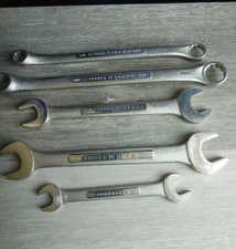 Vintage 5 Pc 12Pt Craftsman Tools  =V= Series SAE  Wrench Set