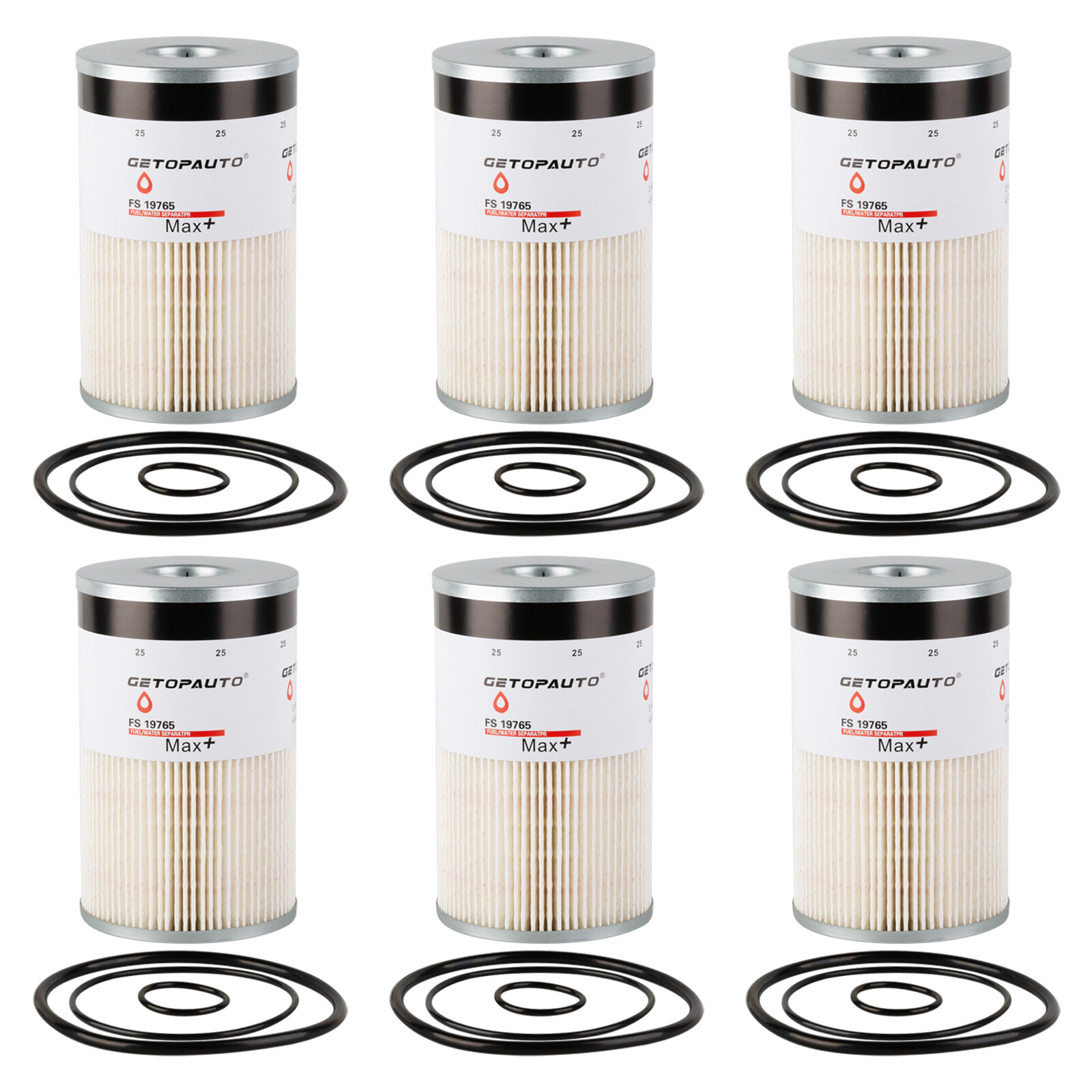 1) Fleetguard Fuel Water Separator Filter FS19765 Cummins ISX - Foto 7