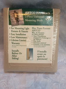 abtco pro block 2 piece universal mounting block new 765096601189