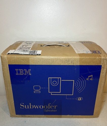 NEW IBM Subwoofer Speaker Model J-905AV IBM P/N 07H1679 NEW IN BOX - 第 1/4 張圖片