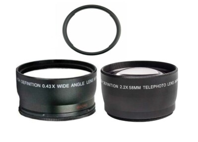 58mm Lens Set for Canon PowerShot SX540 SX530 SX520 SX70 SX60 SX50