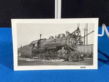 Pennsylvania Railroad Steam Locomotive 9886 Vintage Photo