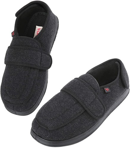 Mens Diabetic Shoes Edema Slippers with 