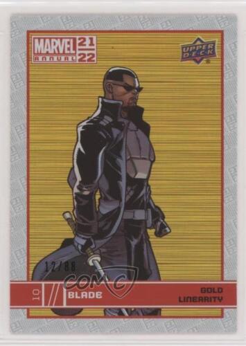 2021-22 Upper Deck Marvel Annual Gold Linearity 12/88 Blade #10 0cq4 - Picture 1 of 3