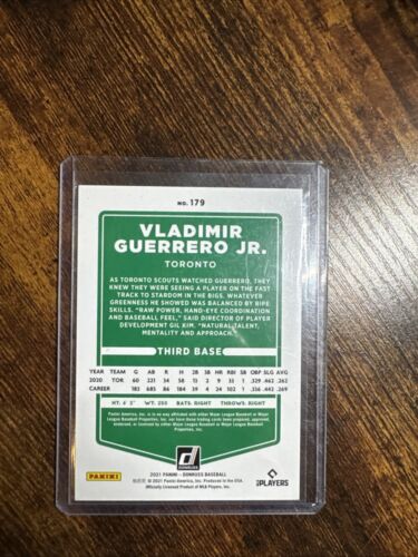 2021 Donruss Red Refractor /2021 Vladimir Guerrero Jr #179 - Picture 2 of 6