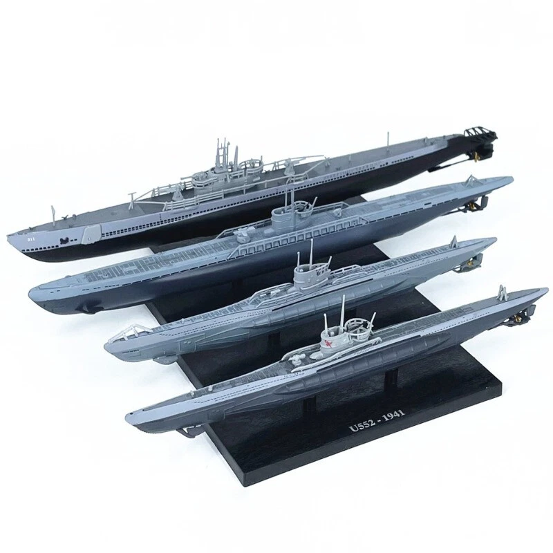 1: 350 Scale Alloy Diecast Military Model World War II Submarine Collection gift - Image 3 of 4