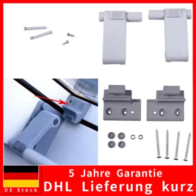 MARKENLOS Ersatzteil Braas Atelier-Griffhebel + Konsole grau Braas Dachfenster Rolladen