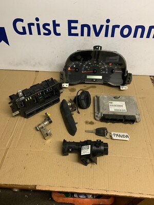 FIAT PANDA MK2 MOTORSTEUERGERÄT KIT SCHLOSSSATZ UND SCHLÜSSEL 1.2 BENZIN (UP)