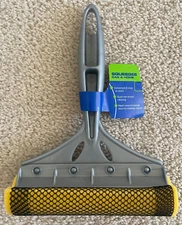 Squeegee Car & Home Wal-Mart New NWT Plastic Gray 6.5" x 8.5" Mesh Sponge Yellow