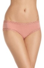 Natori Bliss Lace-Trim Cotton Brief Panty Underwear L103432 Women s Size XXL