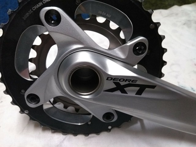 shimano xt m785 10 speed double chainset