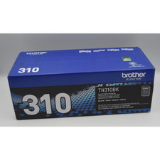 Genuine Brother TN310BK Black 1500 Page High Yield Toner Cartridge New Sealed