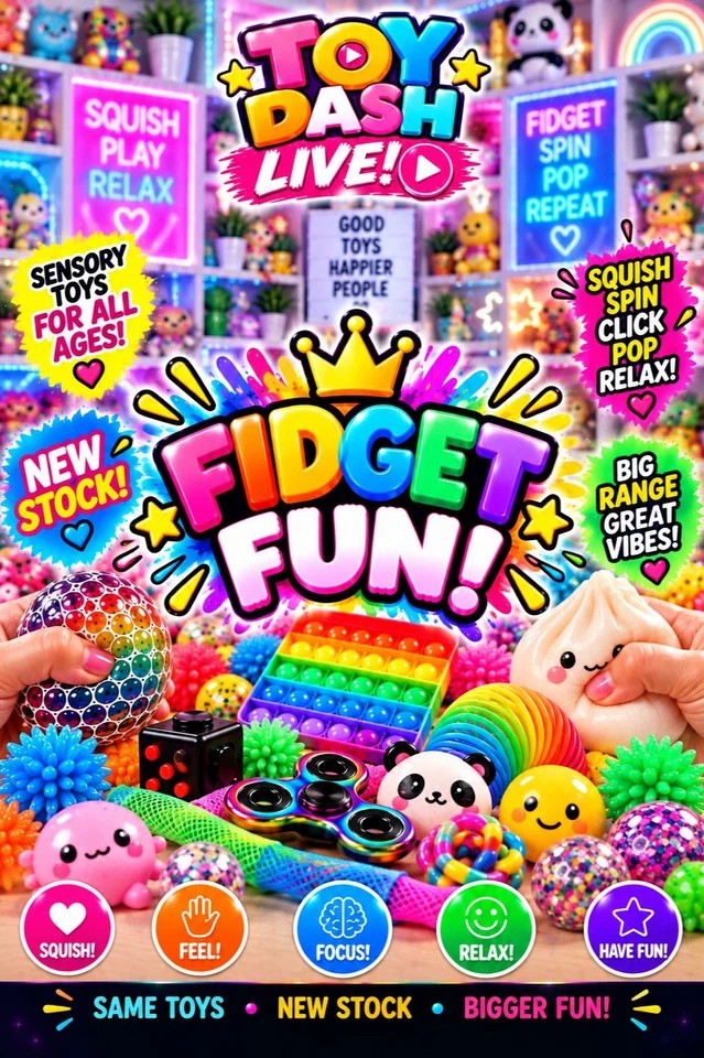 Fidget Madness | Highland Cows, Dumplings, Squishies & Sensory Toys LIVE
