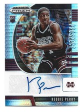 Reggie Perry AUTOGRAPH Hyper Mississippi State Bulldog 2020-21 Panini Prizm AUTO