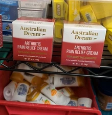 2 Pack Australian Dream Arthritis Pain Relief Cream 4oz Exp 03/2027